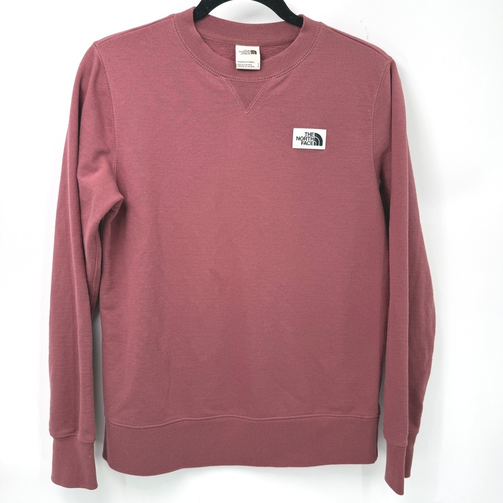 The North Face Sweatshirt Womens S Mauve Fleece Pullover Gorpcore